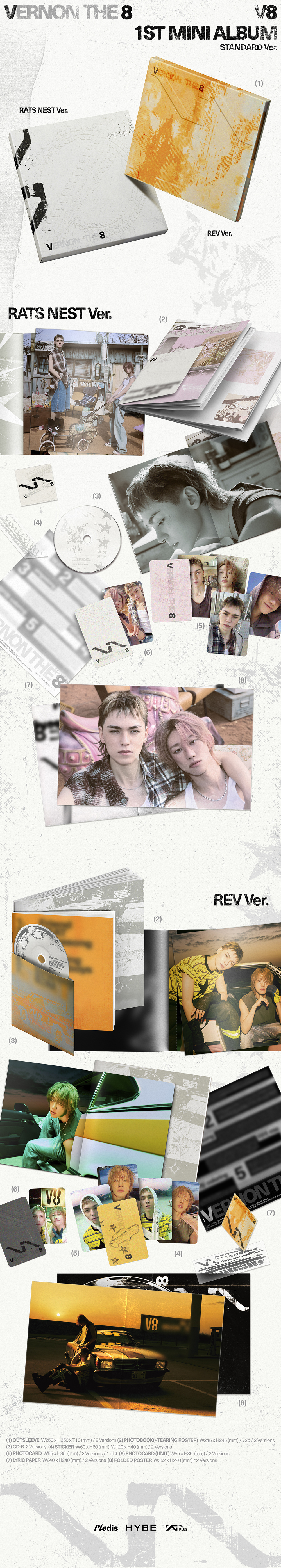 V8 (SEVENTEEN)   1st Mini Album 'V8' 